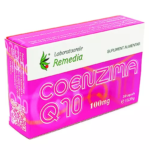 Coenzima Q10 100 mg, Laboratoarele Remedia